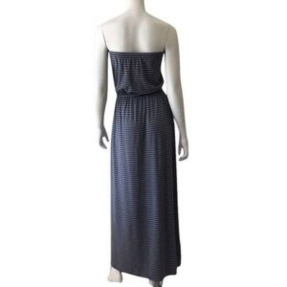 Cynthia Rowley Strapless Striped Maxi Dress - Picture 2 of 5